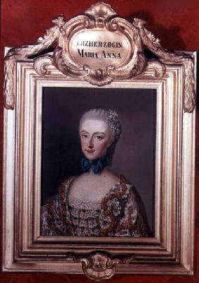 Archduchess Maria Anna 'Marianne' (1738-89) daughter of Emperor Francis I (1708-65) and Empress Mari