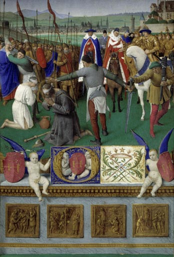 Die Marter des Apostels Jakobus Maior van Jean Fouquet