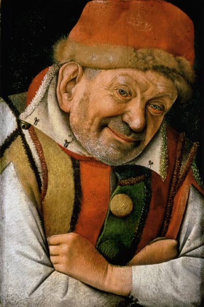 Gonella, the Ferrara court jester van Jean Fouquet