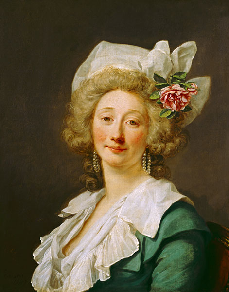 Portrait of a lady van Jean François Colson