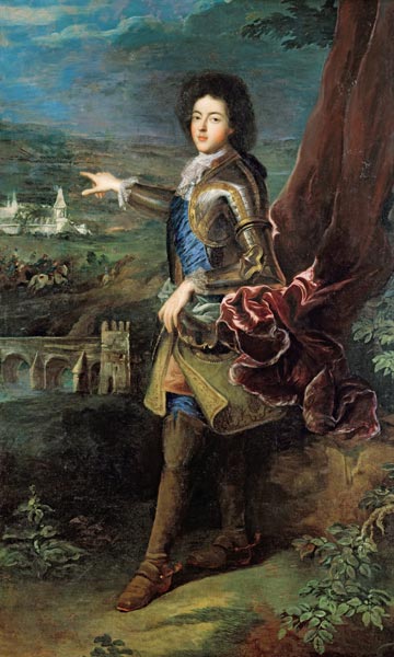 Portrait of Louis Auguste de Bourbon (1670-1736) Duke of Maine van Jean François de Troy