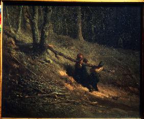 Peasant-Girls with Brushwood (Les Charbonnieres)