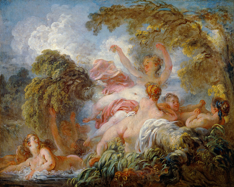 The Bathers van Jean Honoré Fragonard