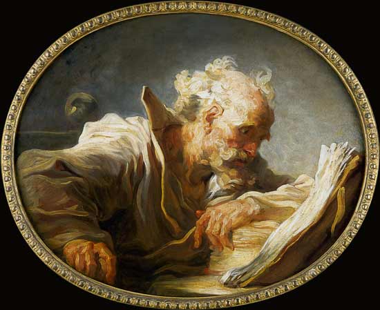 A Philosopher van Jean Honoré Fragonard
