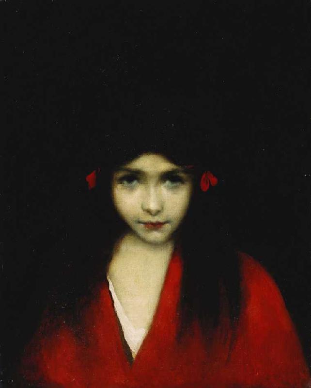 Porträt eines Mädchens. van Jean-Jacques Henner