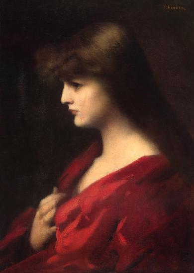 Study of a Woman in Red