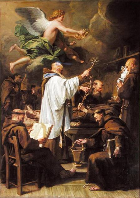 The Death of St. Francis van Jean Jouvenet