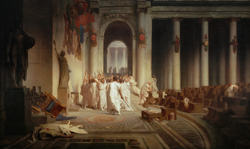 The Death of Caesar van Jean-Léon Gérome