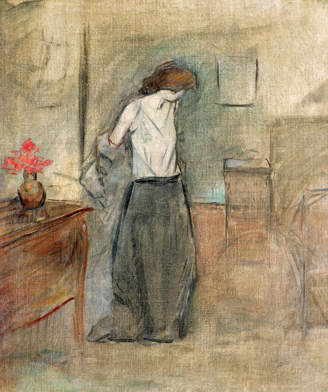 A Woman Undressing van Jean Louis Forain