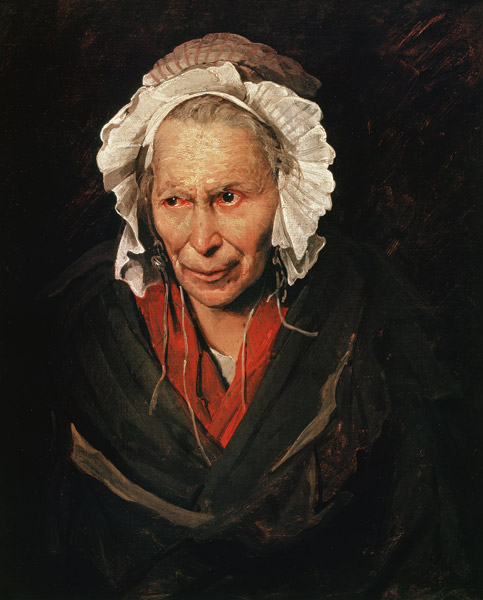 The Madwoman or The Obsession of Envy van Jean Louis Théodore Géricault