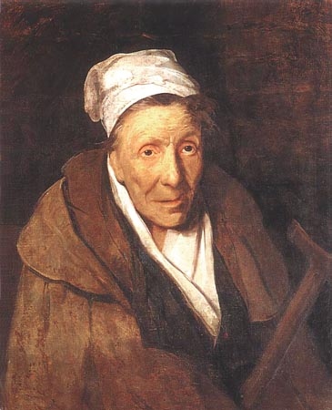 Irrinnige Spielerin van Jean Louis Théodore Géricault