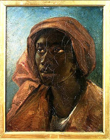 A Young Negro Woman van Jean Louis Théodore Géricault