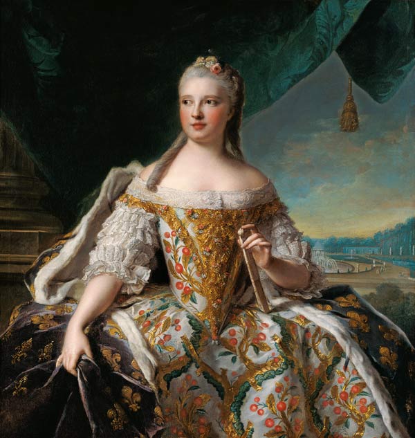 Dauphine Marie-Josephe de Saxe (1731-67) van Jean Marc Nattier