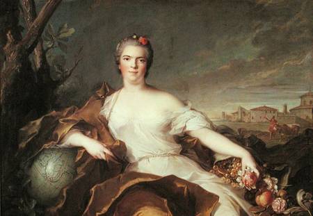 Madame Louise-Elisabeth de France (1727-59) Duchess of Parma, Symbolising Earth van Jean Marc Nattier