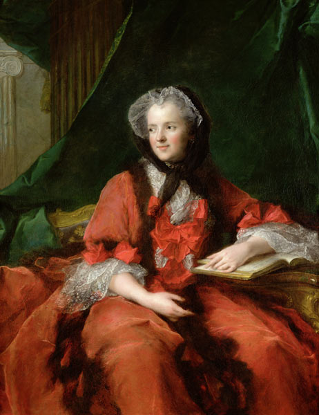 Portrait of Madame Maria Leszczynska (1703-68) van Jean Marc Nattier