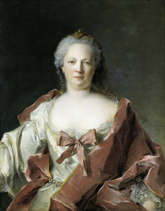 Portrait of Anna Elisabeth Leerse van Jean-Marc Nattier