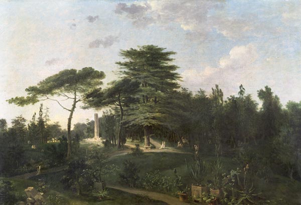 The Cedar of Lebanon in the Jardin des Plantes van Jean-Pierre Houel