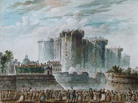 The Destruction of the Bastille, 14th July 1789