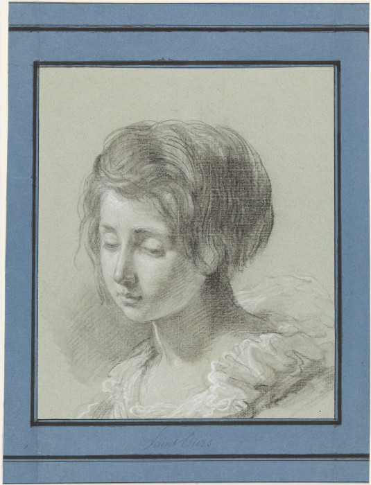 Bildnis einer jungen Frau van Jean-Pierre Saint-Ours