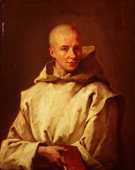 Portrait of Dom Baudouin du Basset of Gaillon van Jean Restout