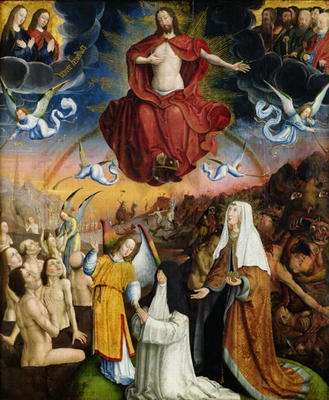 The Last Judgement (oil on panel) van Jean the Elder Bellegambe