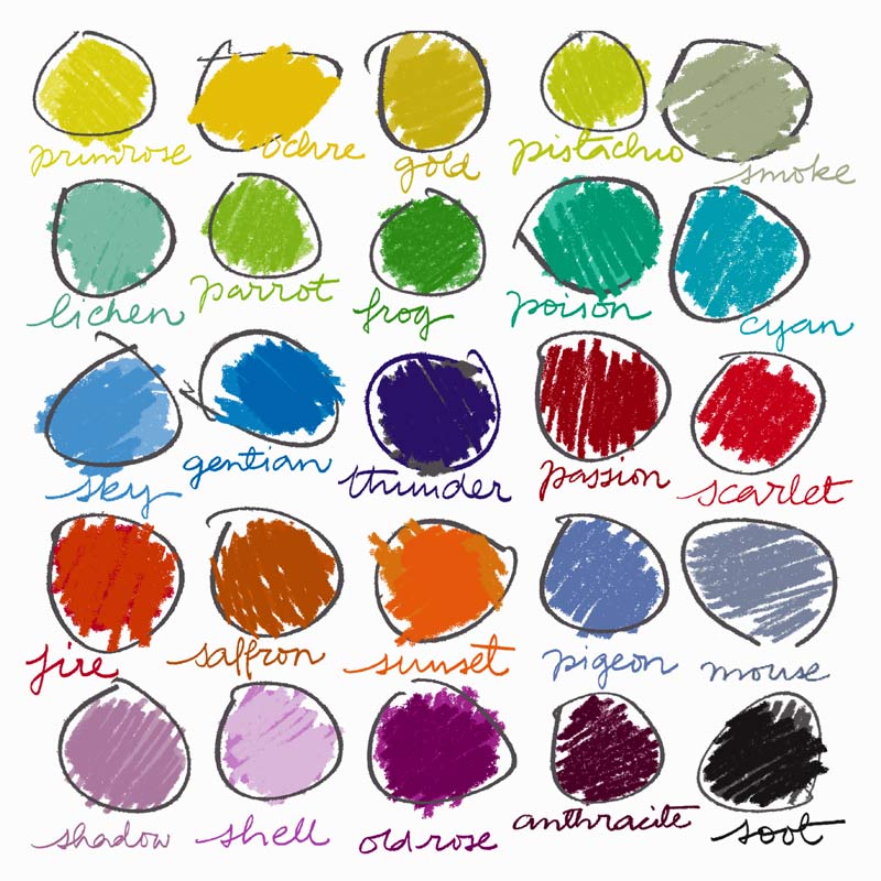 Colour Palette van Jenny Frean