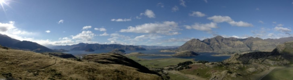 Neuseeland Panorama 2 van Jens Enke