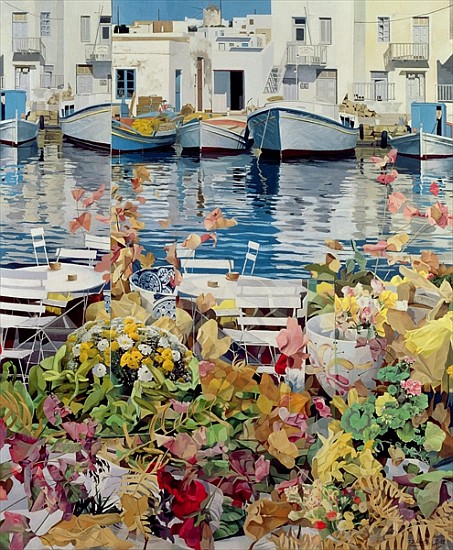 Paros, 1985 (oil on canvas)  van Jeremy  Annett