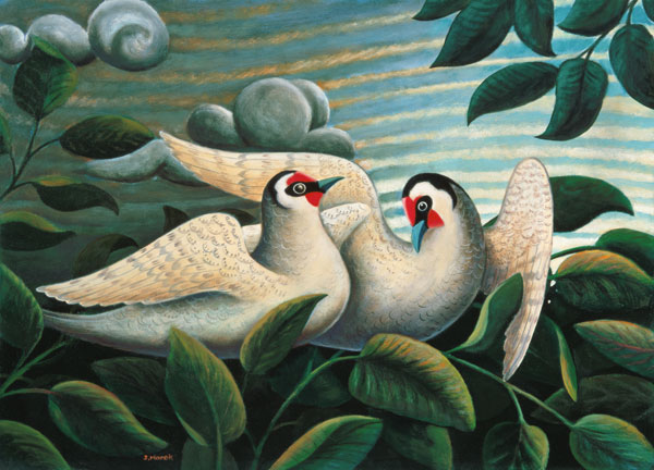 The Love Birds  van Jerzy  Marek