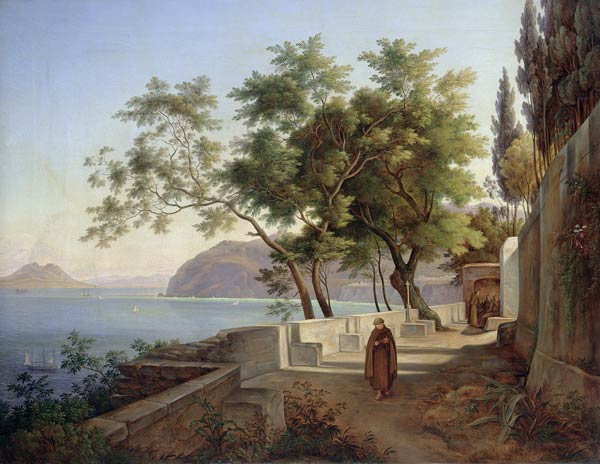 The Terrace of the Capucins in Sorrento van Joachim Faber