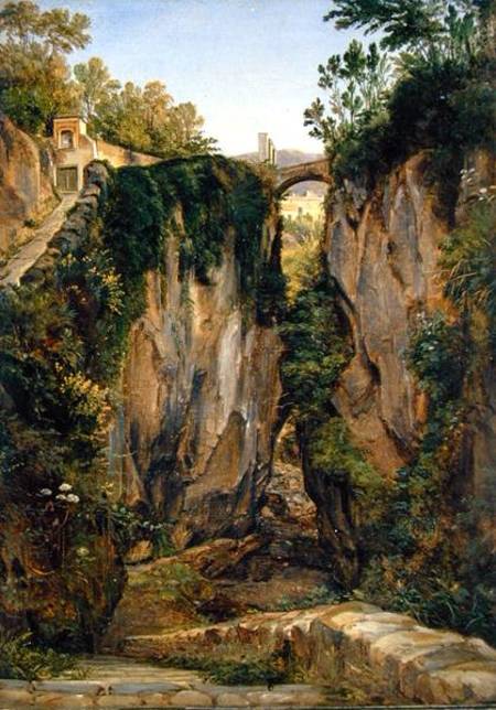 A rocky Valley in Sorrento van Joachim Faber