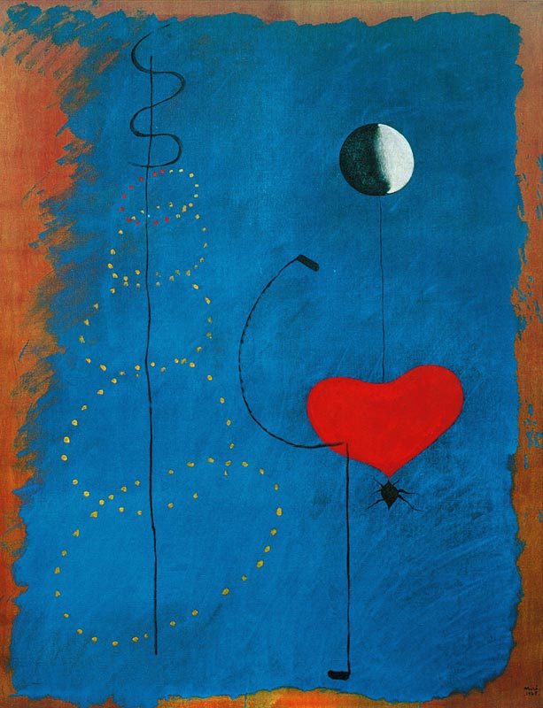 Ballarina II, 1925 - (JM-186) van Joan Miró