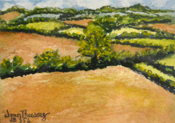 Little Suffolk Landscape van Joan  Thewsey