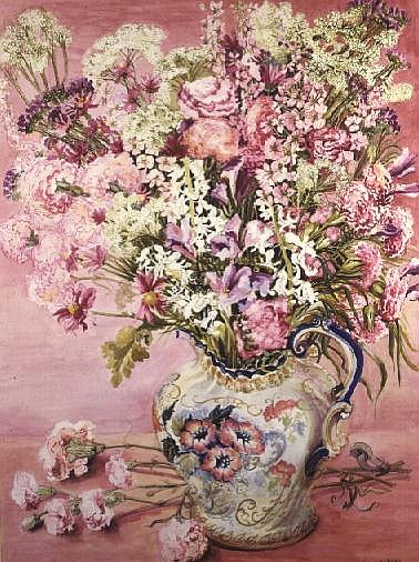Mama''s Flowers (w/c)  van Joan  Thewsey