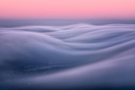 the waves of fogs