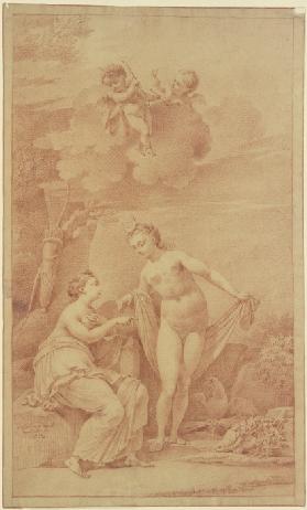 Jupiter, in der Gestalt Dianas, nähert sich Kallisto