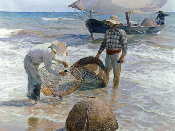 Valencian Fishermen van Joaquin Sorolla