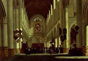 Inneres der Grossen St. Bavo-Kirche in Haarlem