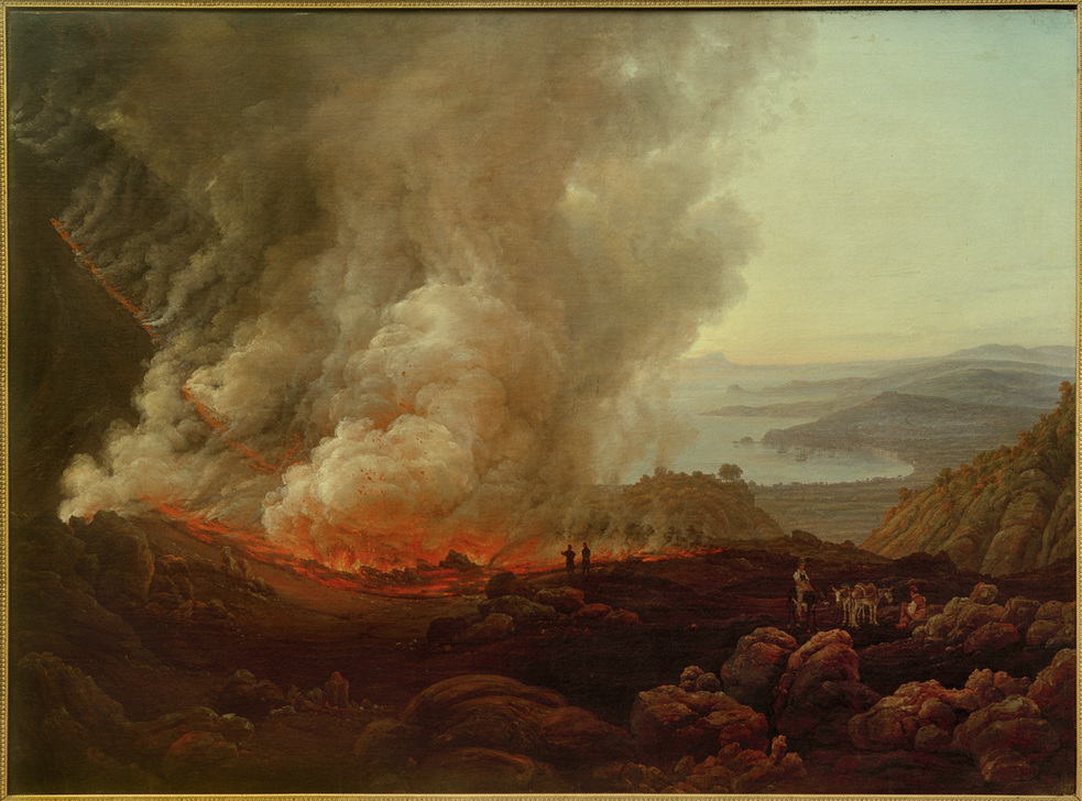 Der Ausbruch des Vesuv im Dezember 1820. van Johan Christian Clausen Dahl