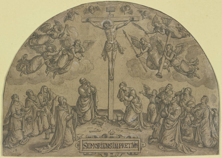 Crucified Christ van Johan Wierix