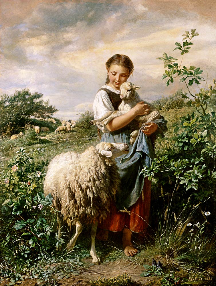 Het kleine herderinnetje van Johann Baptist Hofner