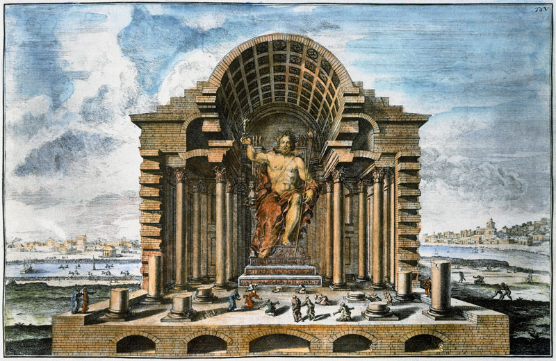 Zeustemple , Olympia van Johann Bernhard Fischer von Erlach