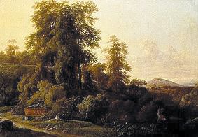 Arkadische Landschaft. van Johann Christian Klengel