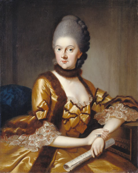 Anna Amalia Herzogin von Sachsen. van Johann Ernst Heinsius