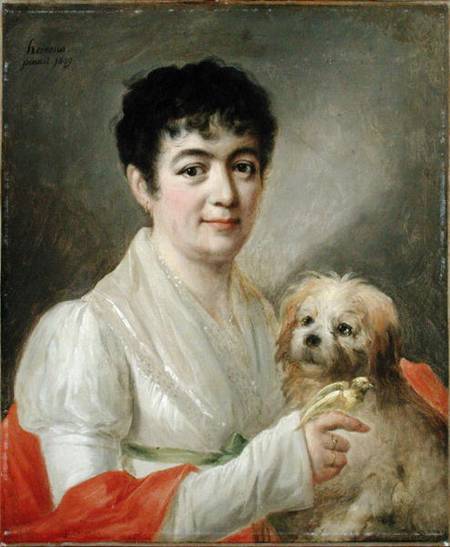Portrait of an Unknown Woman van Johann Ernst Heinsius