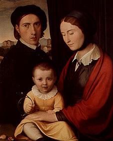 Familienbild. van Johann Friedrich Overbeck