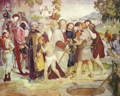 Josef wird von seinen Brüdern an die Midianiter verkauft van Johann Friedrich Overbeck