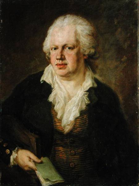 Portrait of the Poet Joseph Marius Von Babo (1756-1822) van Johann Georg Edlinger
