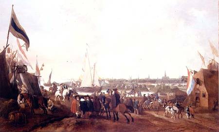 View of Hulst, Zeeland van Johann Georg Meyer von Bremen