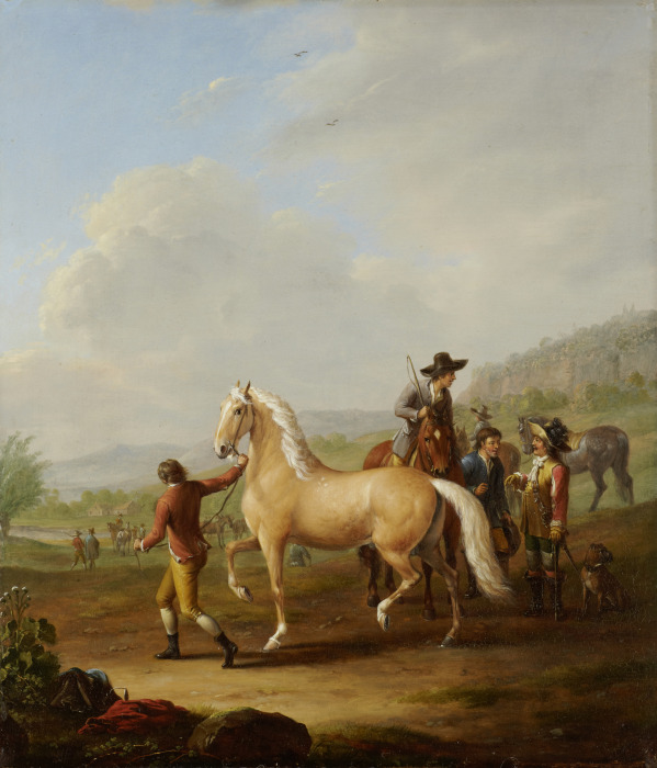 Horse Market van Johann Georg Pforr